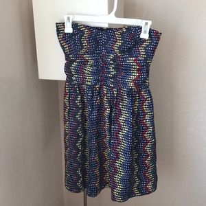 Parker strapless dress size Small